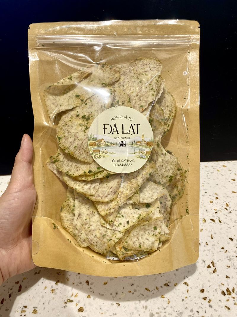 Khoai môn sấy hành